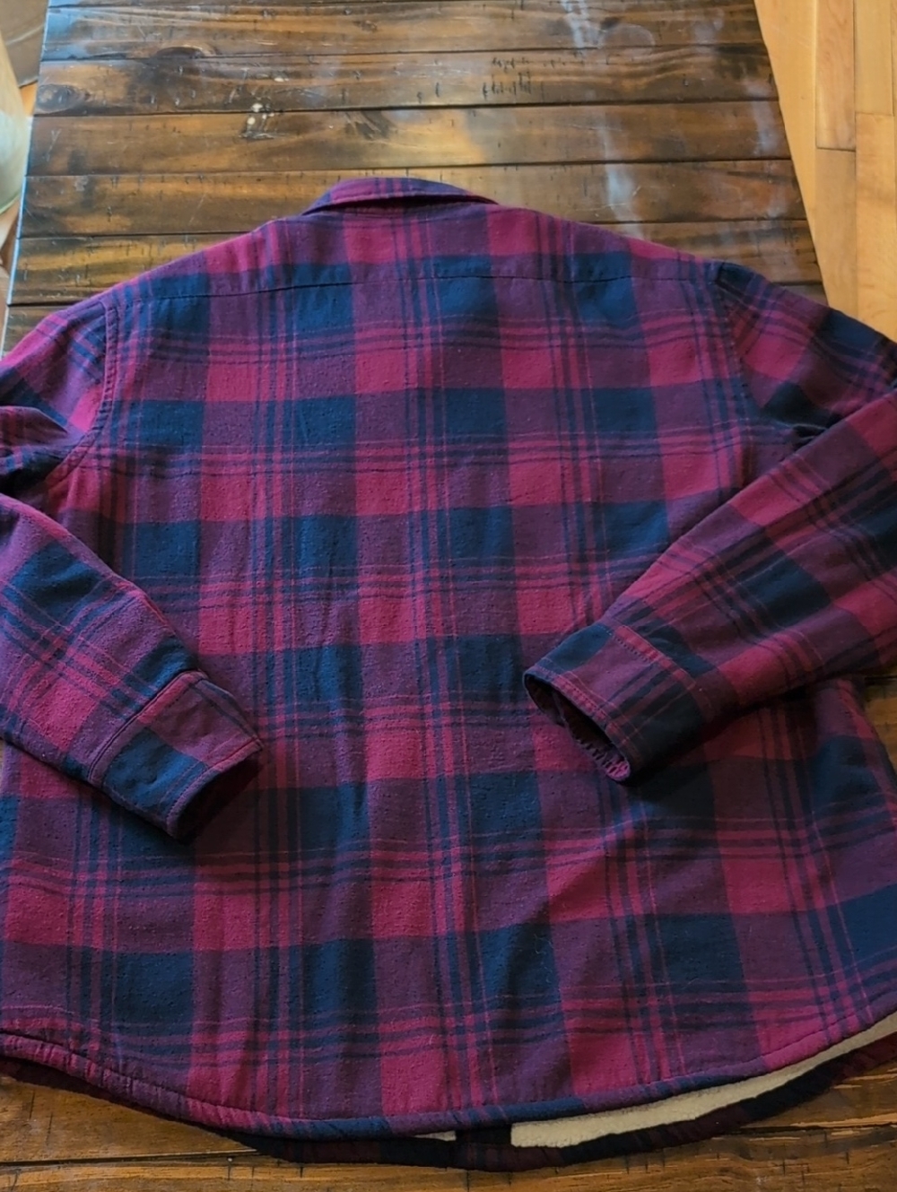 J. Crew Sherpa Linen Flannel Jacket - Picture 6 of 8